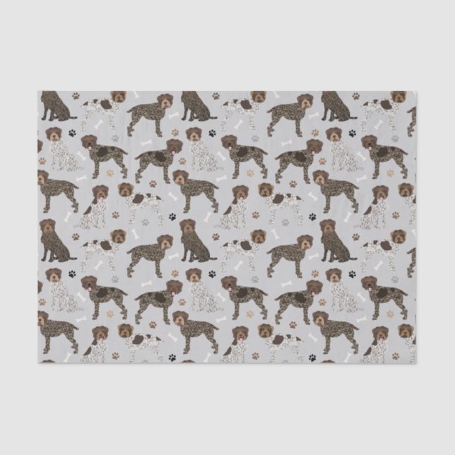 Wirehaired Pointing Griffon Tissue Paper (Front)