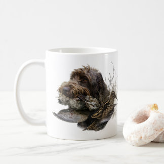 Wirehaired Pointing Griffon , Woodcock hunting Coffee Mug