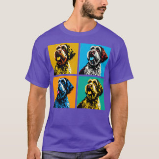 Wirehaired Pointing Griffons Art Dog Lover Gifts 2 T-Shirt