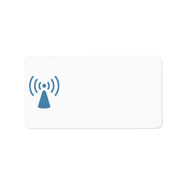 Wireless Address label (Front)