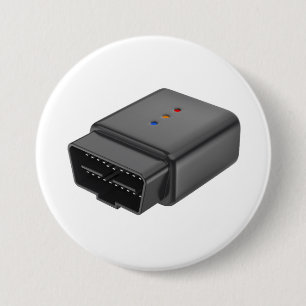 Wireless OBD2 car diagnostic device 7.5 Cm Round Badge