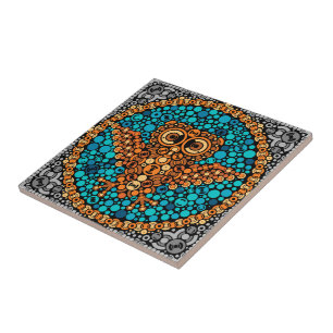 Wireless Owl, Colour Perception Test, Black Tile