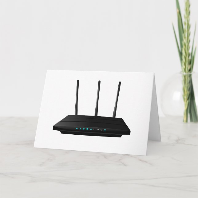 Wireless Router Greeting Cards (Creator Uploaded)
