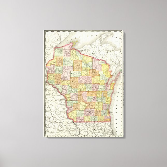 Wisconsin 3 canvas print (Front)