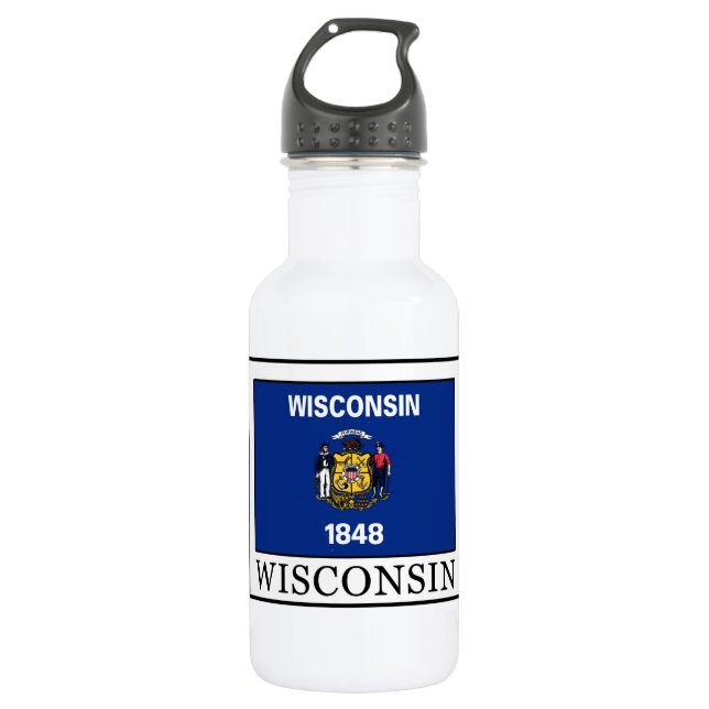 Wisconsin 532 Ml Water Bottle (Front)