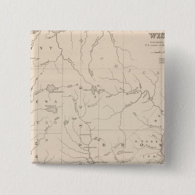 Wisconsin 5 15 cm square badge (Front)