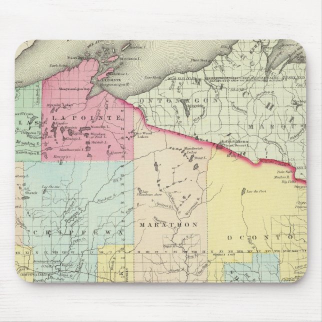 Wisconsin 8 mouse mat (Front)