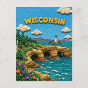 Wisconsin Apostle Islands Modern KLAYKOO Postcard