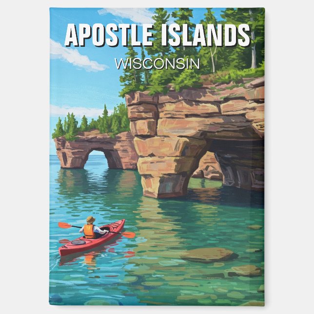 Wisconsin Apostle Islands National Lakeshore Magnet (Front)