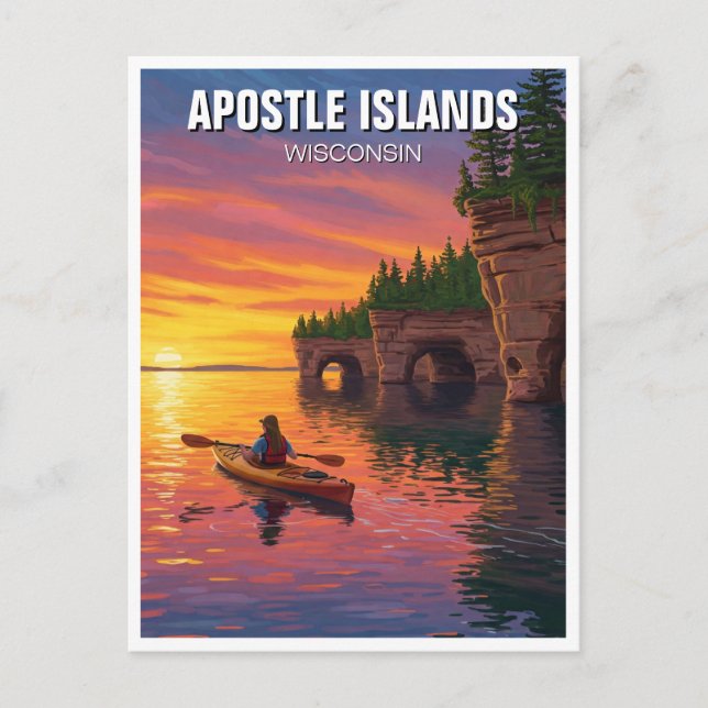 Wisconsin Apostle Islands National Lakeshore Postcard (Front)
