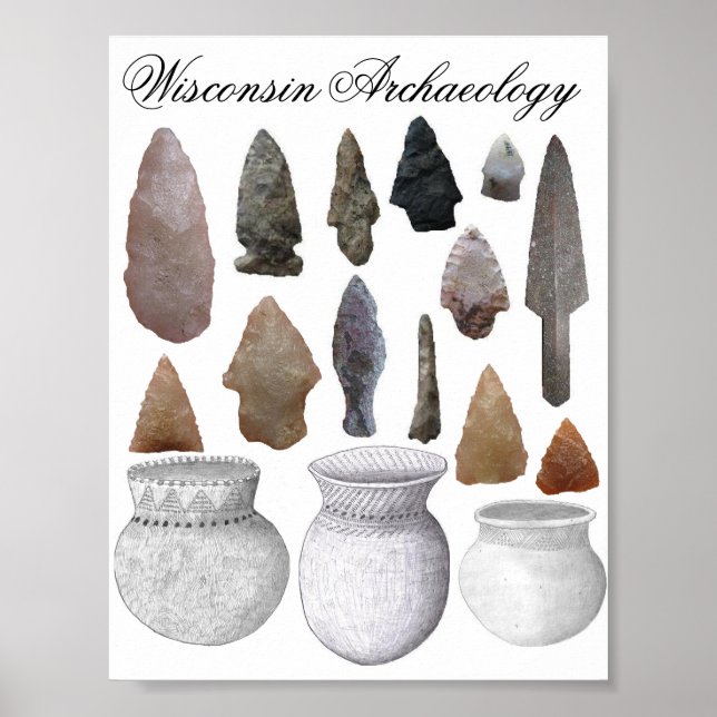 Wisconsin Archaeology Poster (Front)