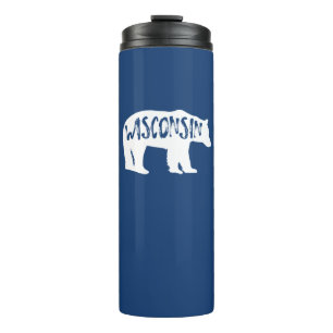 Wisconsin Bear Thermal Tumbler