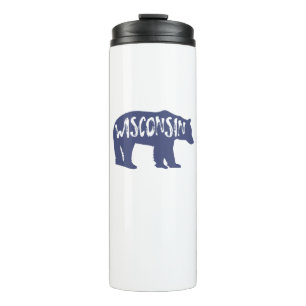 Wisconsin Bear Thermal Tumbler