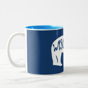 Wisconsin Bear Two-Tone Coffee Mug