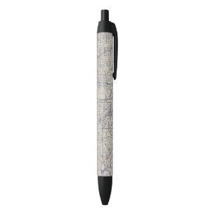 Wisconsin Bicycle Road Map 4 Black Ink Pen