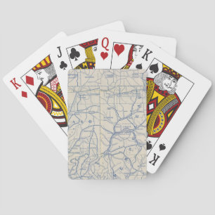 Wisconsin Bicycle Road Map 6 Playing Cards