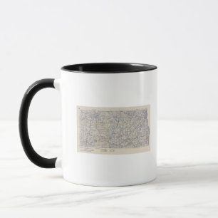 Wisconsin Bicycle Road Map 7 Mug