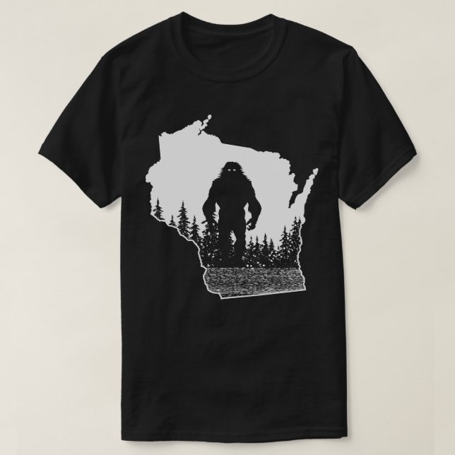 Wisconsin Bigfoot T-Shirt (Design Front)