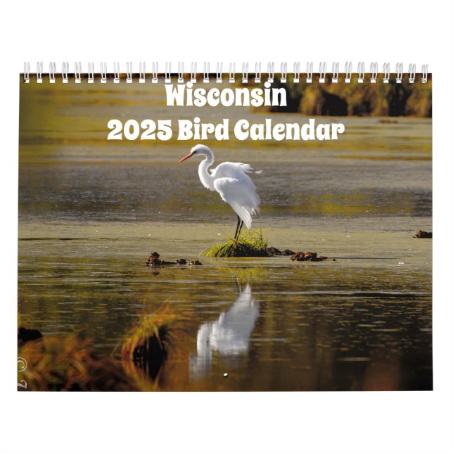 Wisconsin Birds Calendar 2025 (Cover)