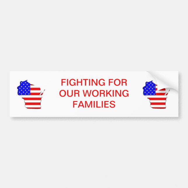 Wisconsin Bumper Sticker (Front)