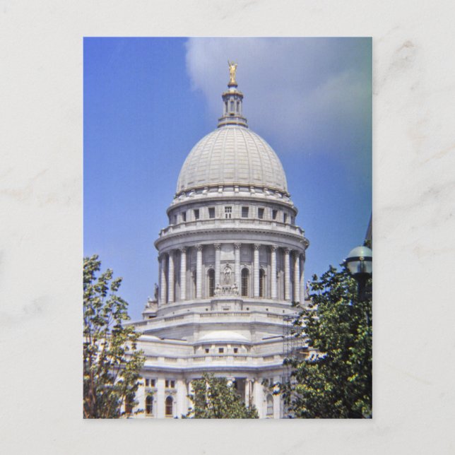 Wisconsin Capital Postcard (Front)