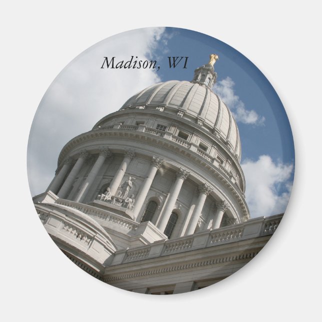 Wisconsin Capitol Magnet (Front)
