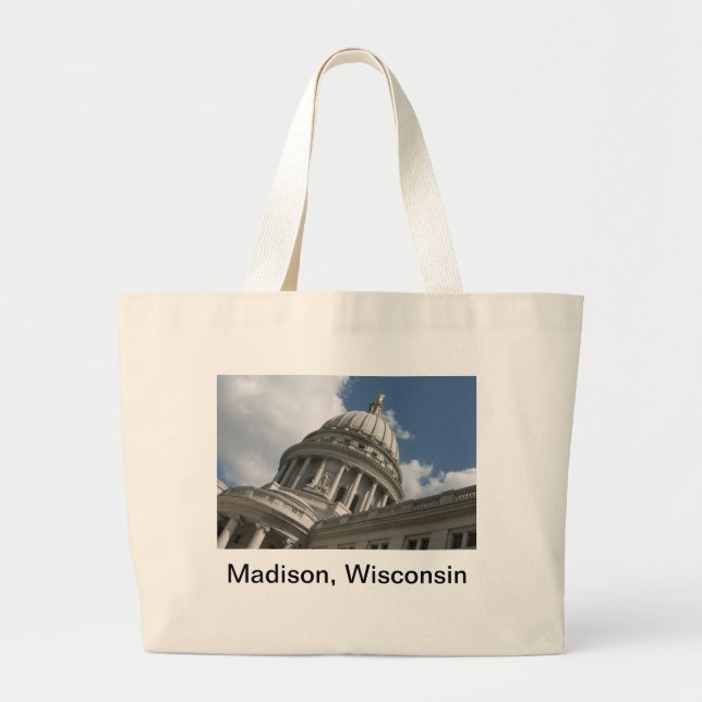 Wisconsin Capitol Tote Bag (Front)