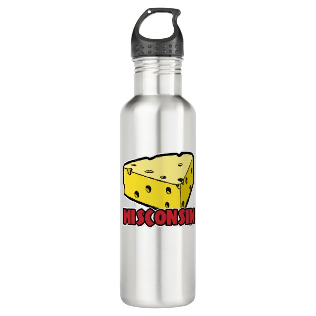 Wisconsin Cheese Wedge 710 Ml Water Bottle (Front)