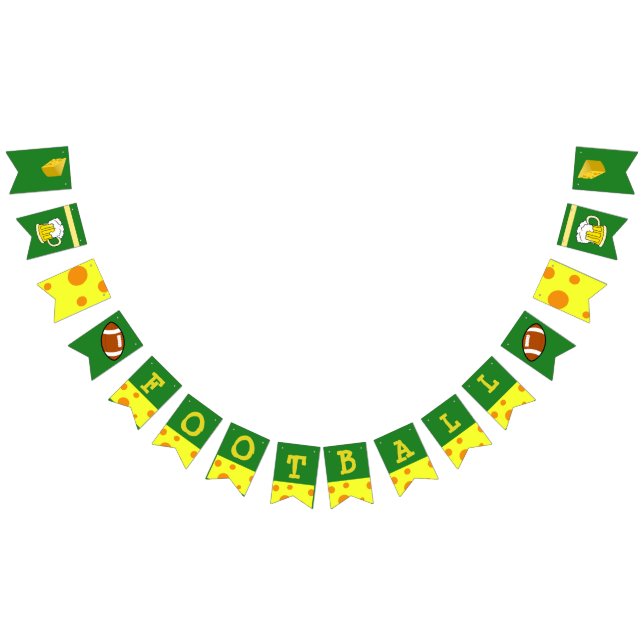 Wisconsin Cheesehead Football Party Banner (All)