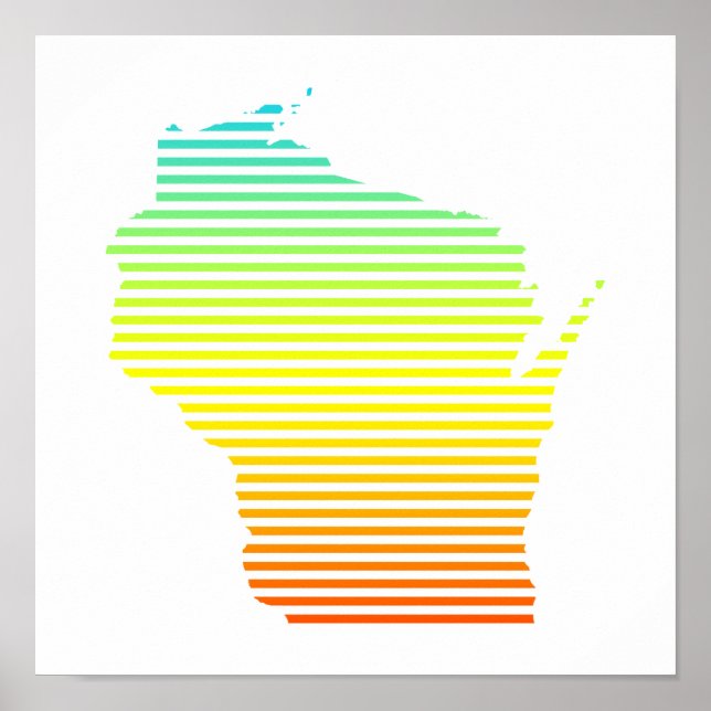 wisconsin chill fade poster (Front)