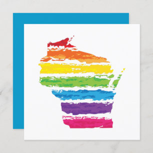 wisconsin colour strokes invitation