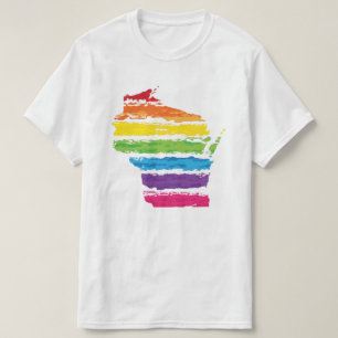wisconsin colour strokes T-Shirt