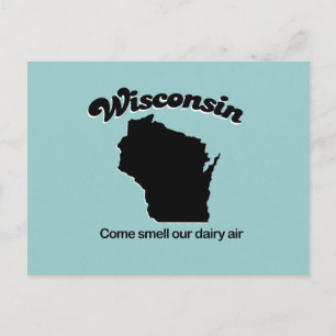 Wisconsin - Come smell our dairy air Postcard