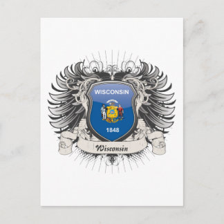 Wisconsin Crest Postcard