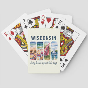 Wisconsin – Dairy Breeze & Great Lakes Days Playing Cards