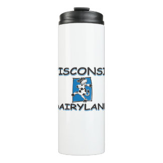 Wisconsin-Dairyland-Cartoon-Cows Thermal Tumbler