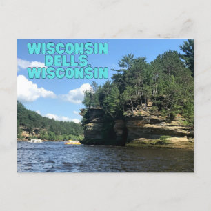 Wisconsin Dells, Wisconsin Postcard Souvenir 