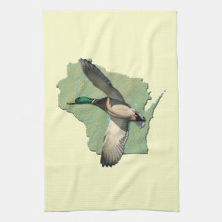 Wisconsin duck American MoJo Kitchen Towel