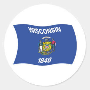 Wisconsin Flag Sticker