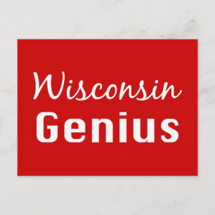Wisconsin Genius Gifts Postcard