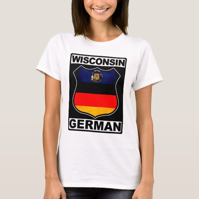 Wisconsin German American Tee (Front)