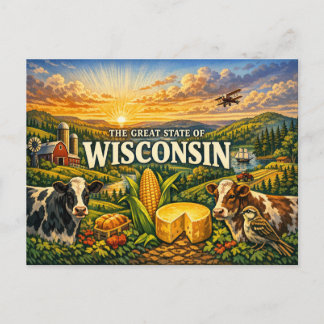 Wisconsin Greetings Postcard