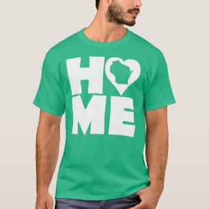 Wisconsin Home Heart State Tees T-Shirt