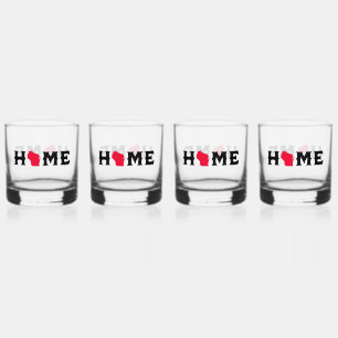 Wisconsin Home Whiskey Glass