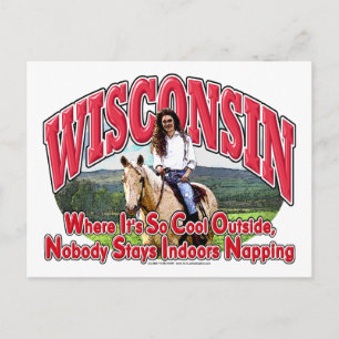 Wisconsin Horse Postcard