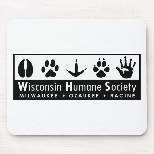 Wisconsin Humane Society Logo Mouse Mat (Front)