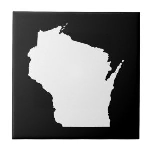 Wisconsin in White Tile