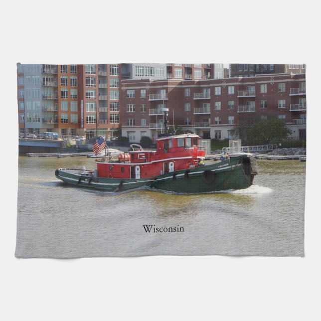 Wisconsin kitchen towel (Horizontal)