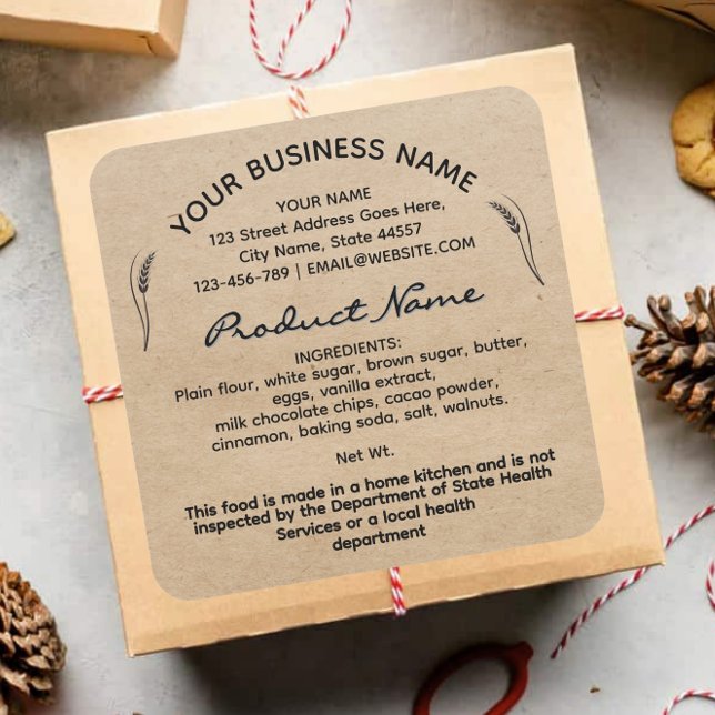 Wisconsin Kraft Cottage Law Food label sticker (Creator Uploaded)