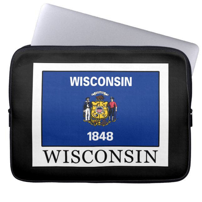 Wisconsin Laptop Sleeve (Front)